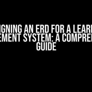 Designing an ERD for a Learning Management System: A Comprehensive Guide